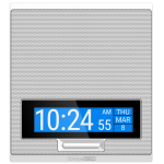 AtlasIED IP-SDMF Indoor Wall Mount IP Speaker with LCD Display, LED Flashers, and Talkback Microphone