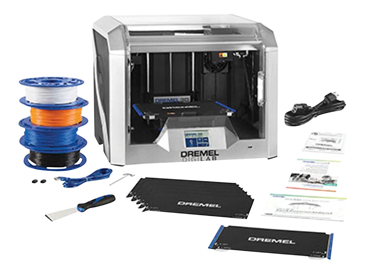 S29464402_0_c.jpg Dremel DigiLab 3D40 Flex – Fully Enclosed 3D Printer with Removable Build Plate for Education & Prototyping - Image 1